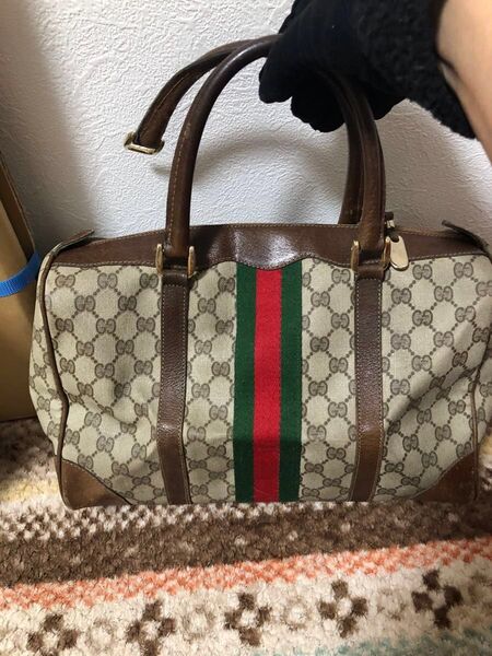 GucciグッチボストンバッグGG PVCレザー