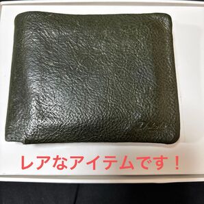 Dakota レザーウォレット グリーン コンパクト 財布