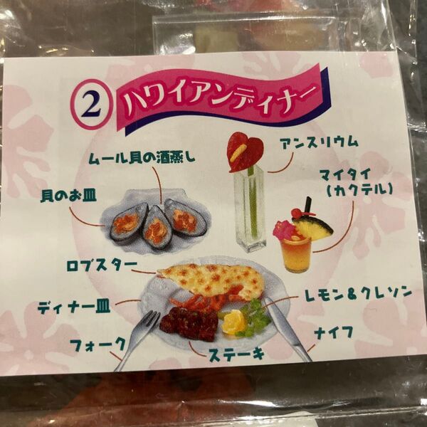 ミニチュア リーメント ぷちサンプル アイラブハワイ