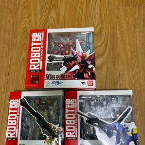 ROBOT魂 3体セット イージス、バスター、デュエルガンダム