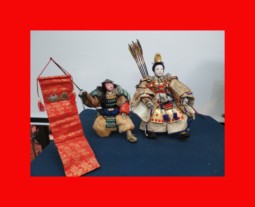 :Immediate decision [Doll museum] General doll Q71 May doll, warrior doll, general decoration. Maki-e 5, season, Annual Events, Children's Day, May Dolls