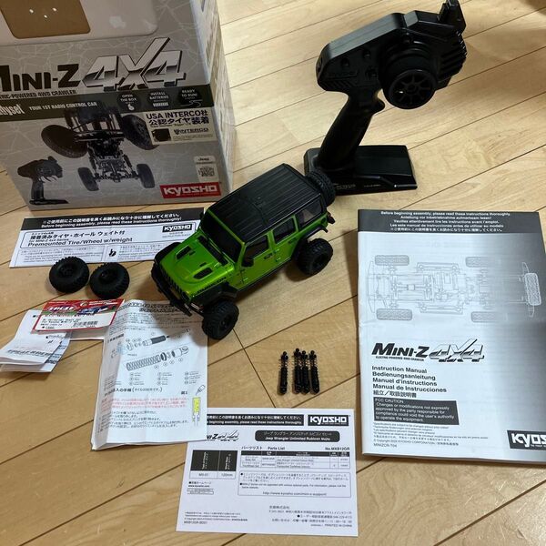 京商 ミニッツ4×4 ジープ ラングラー アンリミテッド ルビコン オプション有り