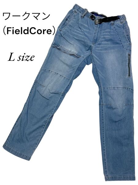 ワークマン FieldCore デニムパンツ Lサイズ