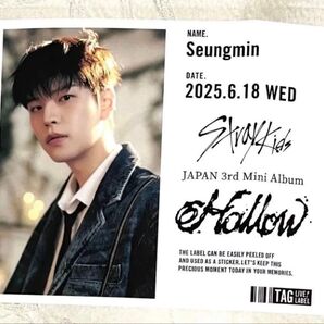 Stray Kids スキズ Hollow レモンスカッシュ ラベル缶 シール ☆スンミン☆ クーポン可