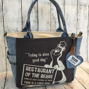 ハンドメイド バッグ デニムバッグ トートバッグ