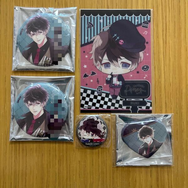 逆巻 シュウ DIABOLIK LOVERS Classic Bitter Sweets 缶バッジ 他