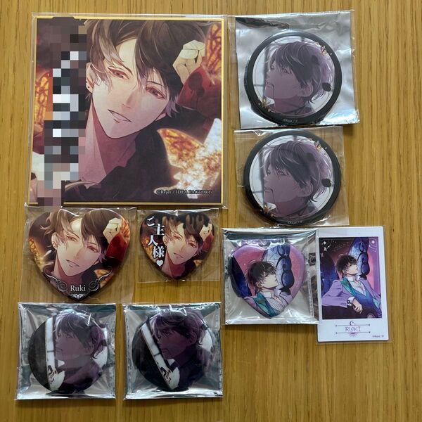 無神 ルキ DIABOLIK LOVERS FARFALLA LUCIO 缶バッジ 他