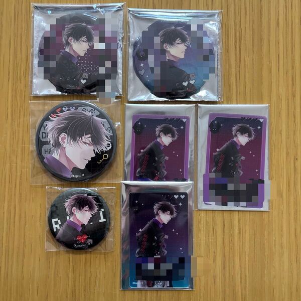 無神 ルキ DIABOLIK LOVERS ▼Yammy Yamme×Bad Blood▼ メッセージ入りホロ缶バッジ 他