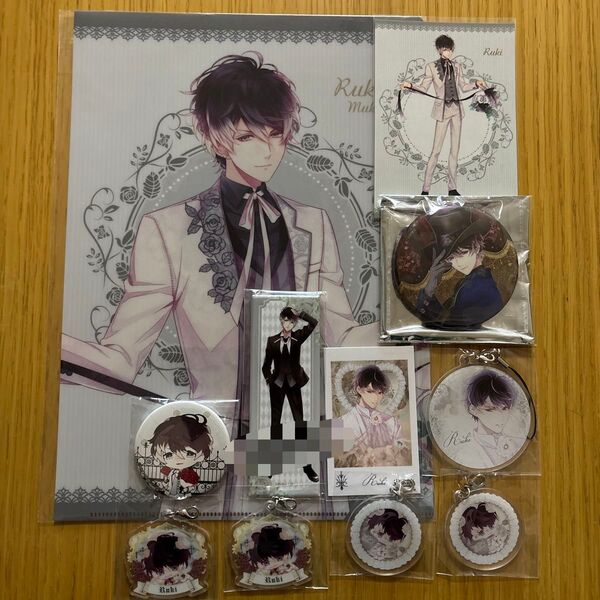 無神 ルキ DIABOLIK LOVERS 闇夜のローズパーティ ホロ缶バッジ 他