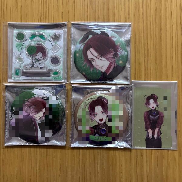 逆巻 ライト DIABOLIK LOVERS Millennium Children メッセージ入りホロ缶バッジ 他