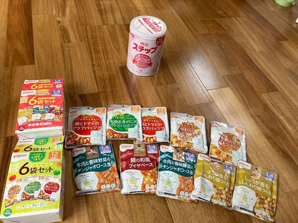 ピジョン ベビーフード ステップ ミルク 離乳食