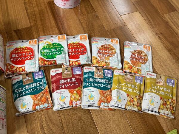 離乳食 10セット ピジョン シールおまけ