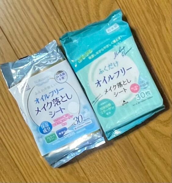 オイルフリー ふくだけメイク落としシート(ヒアルロン酸/コラーゲン)2個セット⑥