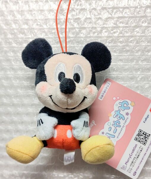 ミッキーマウス ディズニー むにゃすや ぬいぐるみ マスコット 未使用 ぬい キーホルダー プライズ