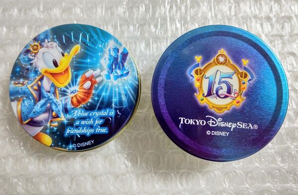 東京ディズニーシー 15周年記念 空缶 ドナルドダック 限定品
