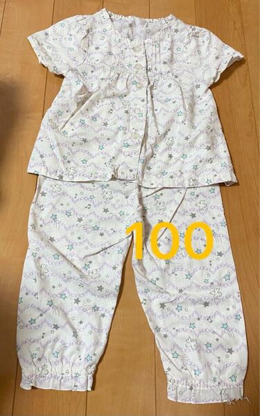 パジャマ 100 女の子 かわいい 半袖 夏