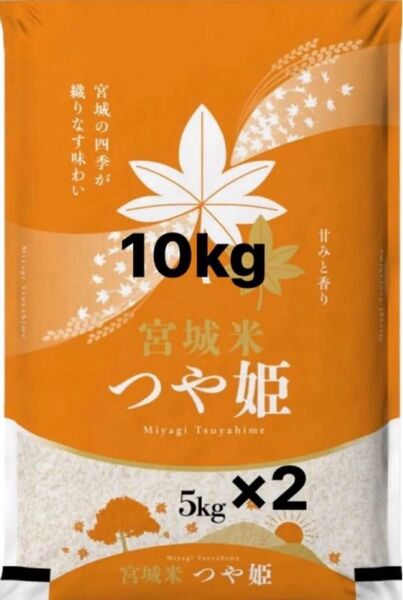 つや姫 宮城県産 10kg 5kg×2袋 一等米 ブランド米 白米 米 令和6年産 精米時期5月中旬