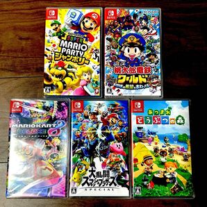 Nintendo Switch ソフト5本 新品未開封