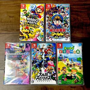 Nintendo Switch ソフト5本 新品未開封