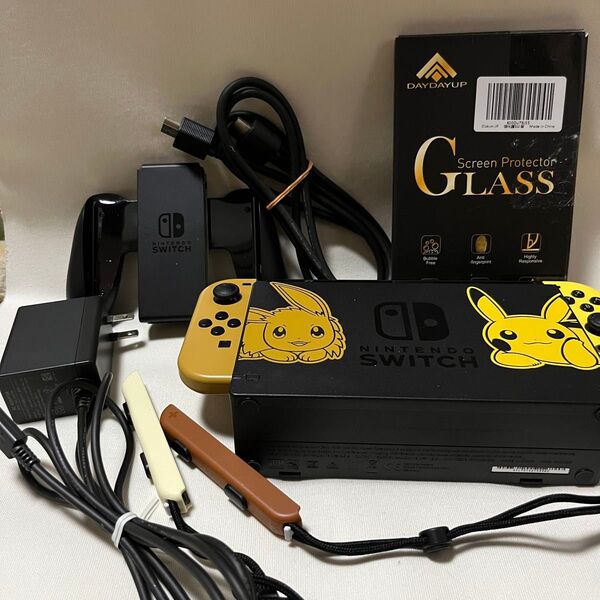 Nintendo Switch ピカブイ 本体 液晶保護フィルム付き ニンテンドースイッチ ACアダプター