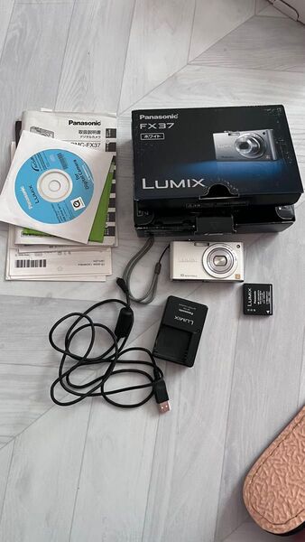 Panasonic LUMIX デジタルカメラ パナソニック DMC-FX37 ホワイト ジャンク
