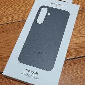 Galaxy S25 最高級純正ケース Kindsuit Case グレー 新品・未使用!柔らかく高級感抜群ケースで差が出ます!