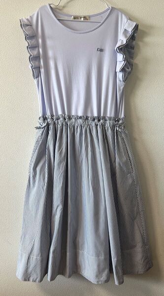 pom ponette junior ワンピース 水色 L(160)