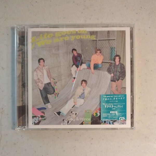 初回限定盤A DVD付 King & Prince CD+DVD/Life goes on/We are young
