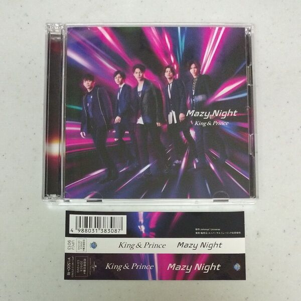 初回限定盤A King & Prince CD+DVD/Mazy Night
