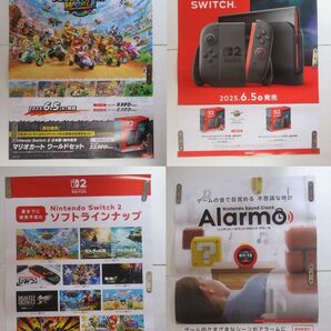 希少品 Nintendo Switch2 非売品 B2ポスター 4枚セット マリオカートワールド Alamo ニンテンドースイッチ
