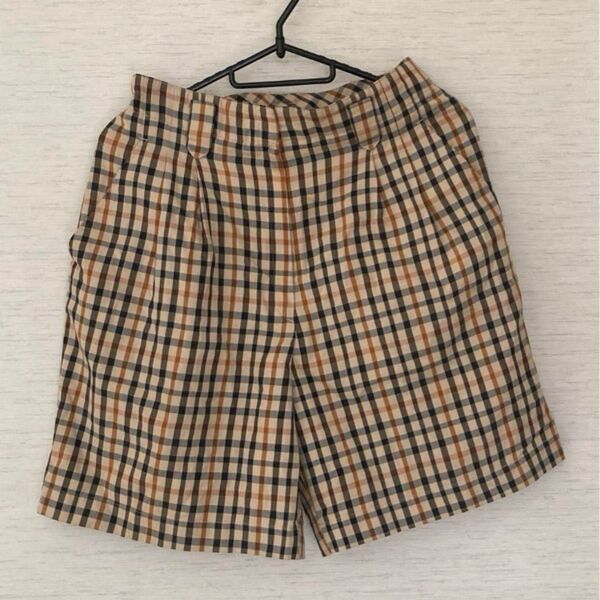 DAKS GOLF ダックス ゴルフ キュロットパンツ ショートパンツ ハーフパンツ チェック