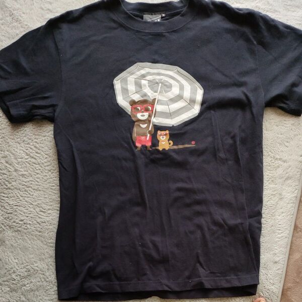 Tシャツ BEAMS ビームス クマ ビーチパラソル Mサイズ