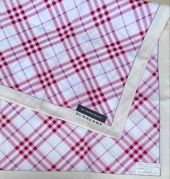 BURBERRY バーバリーハンカチ 大判 チェック