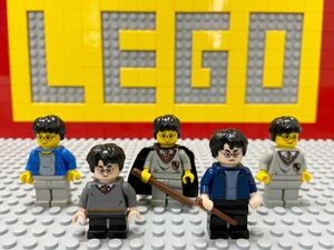 ☆ハリーポッター☆ レゴ　ミニフィグ　ハリー　5種類セット　( LEGO 人形 ハリポタ