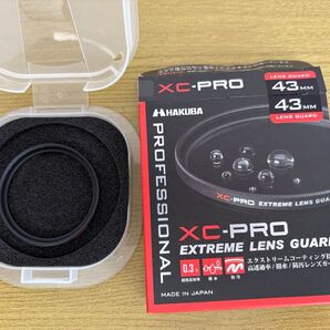 ハクバ HAKUBA レンズフィルター 43mm XC-PRO エクストリーム レンズガード 高透過率 撥水防汚 薄枠