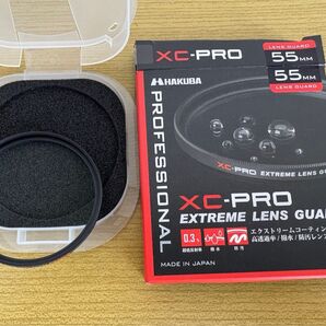 ハクバ HAKUBA レンズフィルター 55mm XC-PRO エクストリーム レンズガード 高透過率 撥水防汚 薄枠