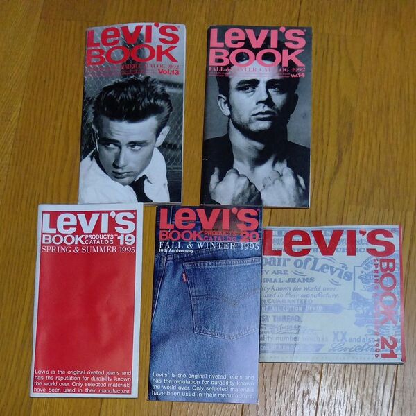 Levi's リーバイスブック 5冊セット 1992年〜1996年 カタログ