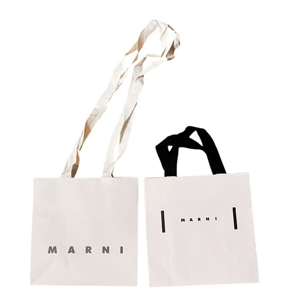 【2枚セット】MARNI マルニ ショッパー ブランドショップ袋