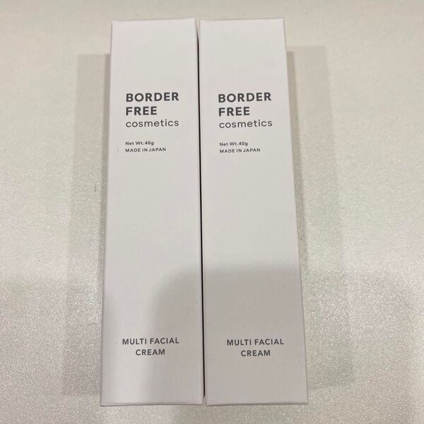BORDER FREE ボーダーフリーマルチフェイシャルクリーム40g×2セット