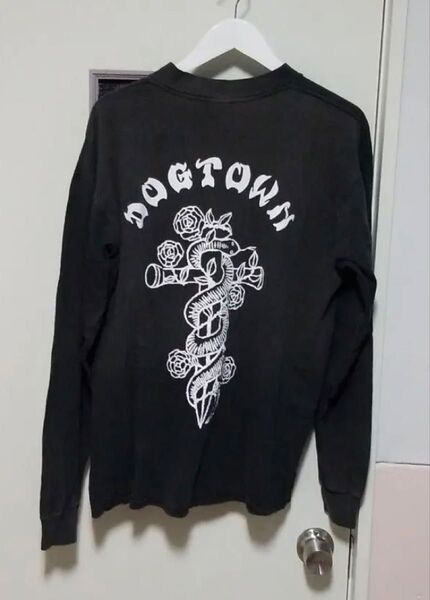 80s~90s ドッグタウンDOGTOWN ロンT サイズ表記不明 黒 長袖Tシャツ