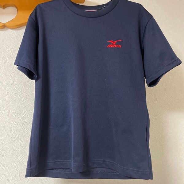 Mizuno Tシャツ ネイビー 150