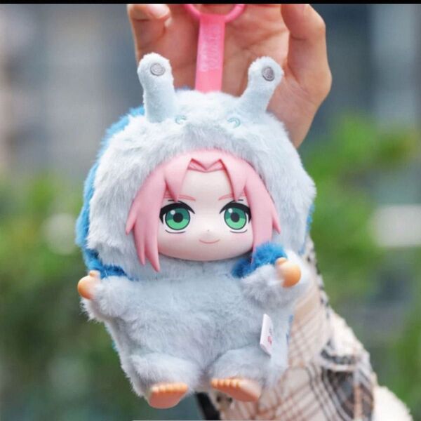 ナルト疾風伝 NARUTO 中国限定 サクラ マスコット ぬいぐるみ キーホルダー