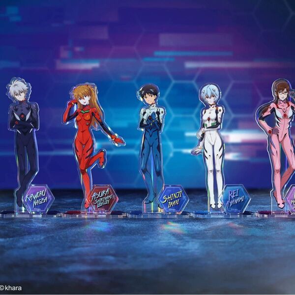 新世紀エヴァンゲリオン EVA 中国限定 上海 アクリルスタンド 全種セット