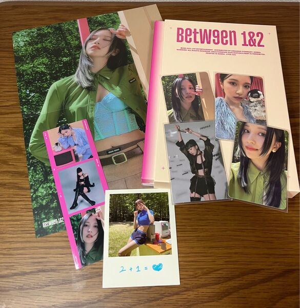 処分価格 TWICE アルバムCD BETWEEN1&2 ミナセット トレカ