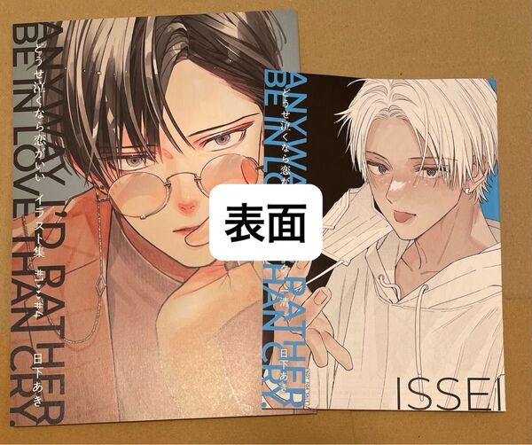 どうせ泣くなら恋がいい 応募者全員プレゼント リバーシブルファンブック イラスト集