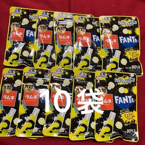 ☆森永製菓☆大粒ラムネFANTA ミステリーファンタ味 25g×10袋