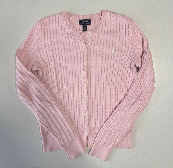 カーディガン RALPH LAUREN ニット POLO 長袖 ラルフローレン ピンク