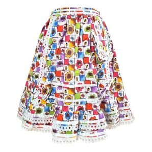 bodyline ボディライン レトロ 花柄 スカート フレアスカート フリル リボン 昭和レトロ 平成レトロ フェアリーグランジ