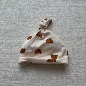 韓国ベビー服 aosta クマクマ帽子