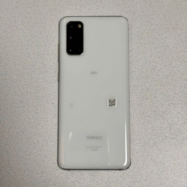 【美品・訳あり】Galaxy S20 5G au クラウドホワイト SCG01